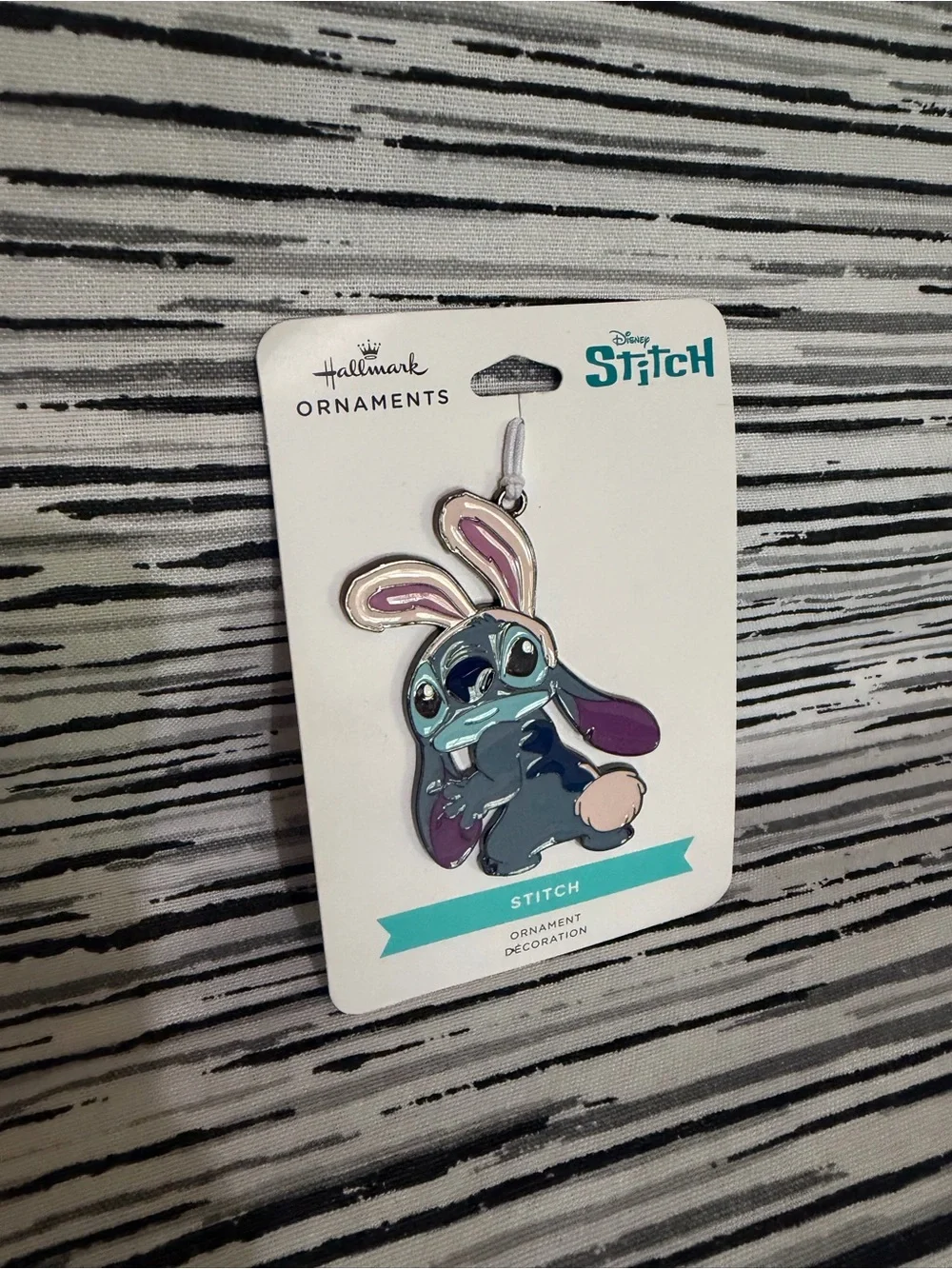 Hallmark Easter / Spring Themed Stitch, Snoopy & Woodstock, and Grogu Ornaments